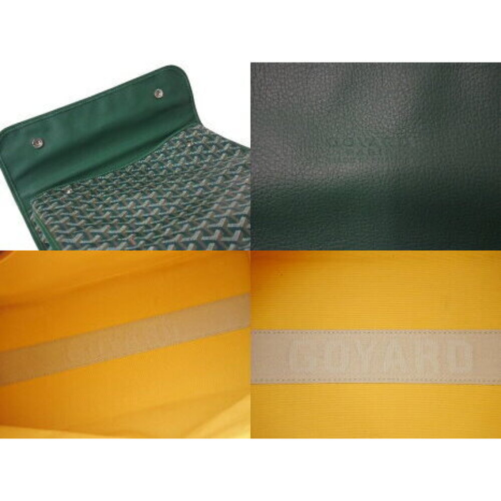 GOYARD Saint Leger Backpack Goyardine canvas green - Picture 7 of 8